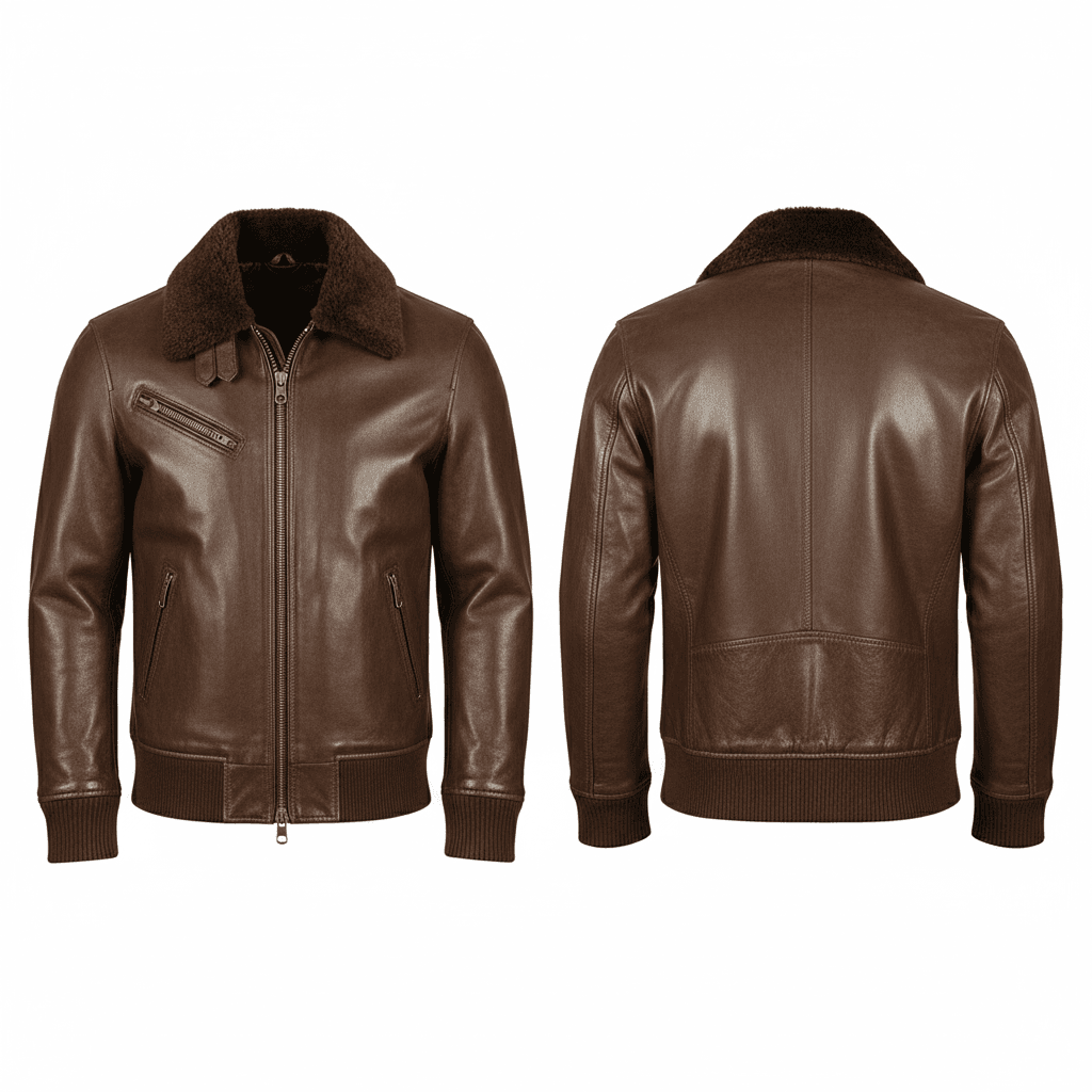 The Maverick Bomber - jackets - men | Premium Lamb Leather | F.Sons Elite Leather